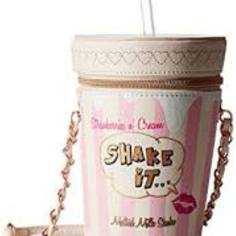 Betsy Johnson Kitsch Shake It Up Milkshake Purse